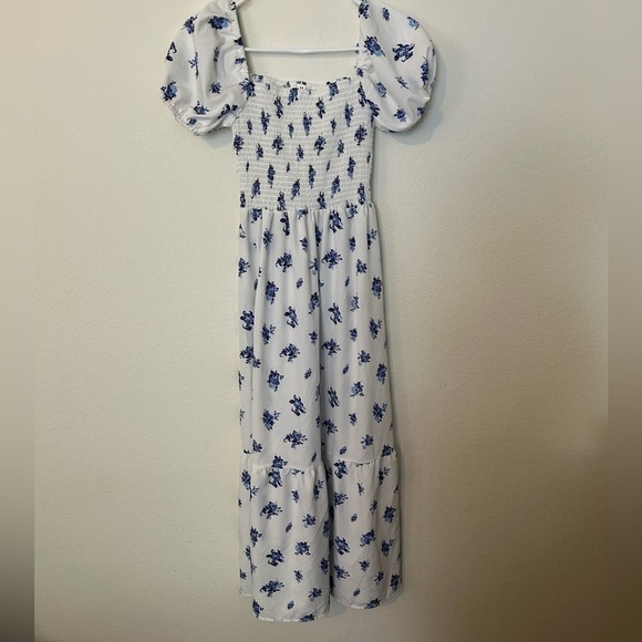 NWOT SHEIN MEDIUM COTTAGE CORE MAXI DRESS - Picture 1 of 9